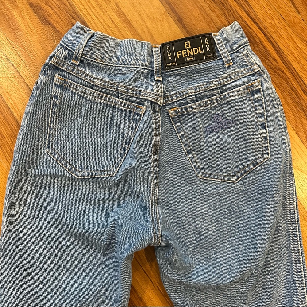 Fendi Womens Blue Jeans